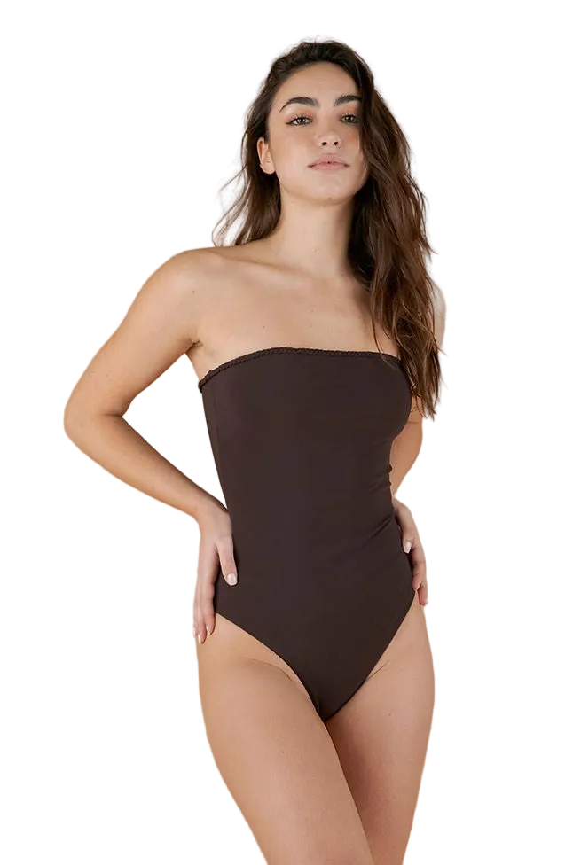 Intero fascia con profilo treccia marrone