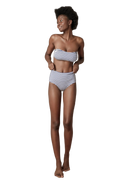 Fascia e culotte righe blu e avorio