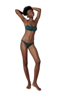 Brassiere e slip verde