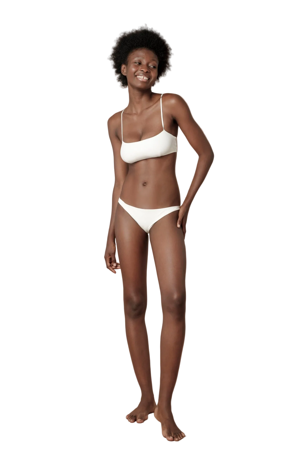 Brassiere e slip avorio