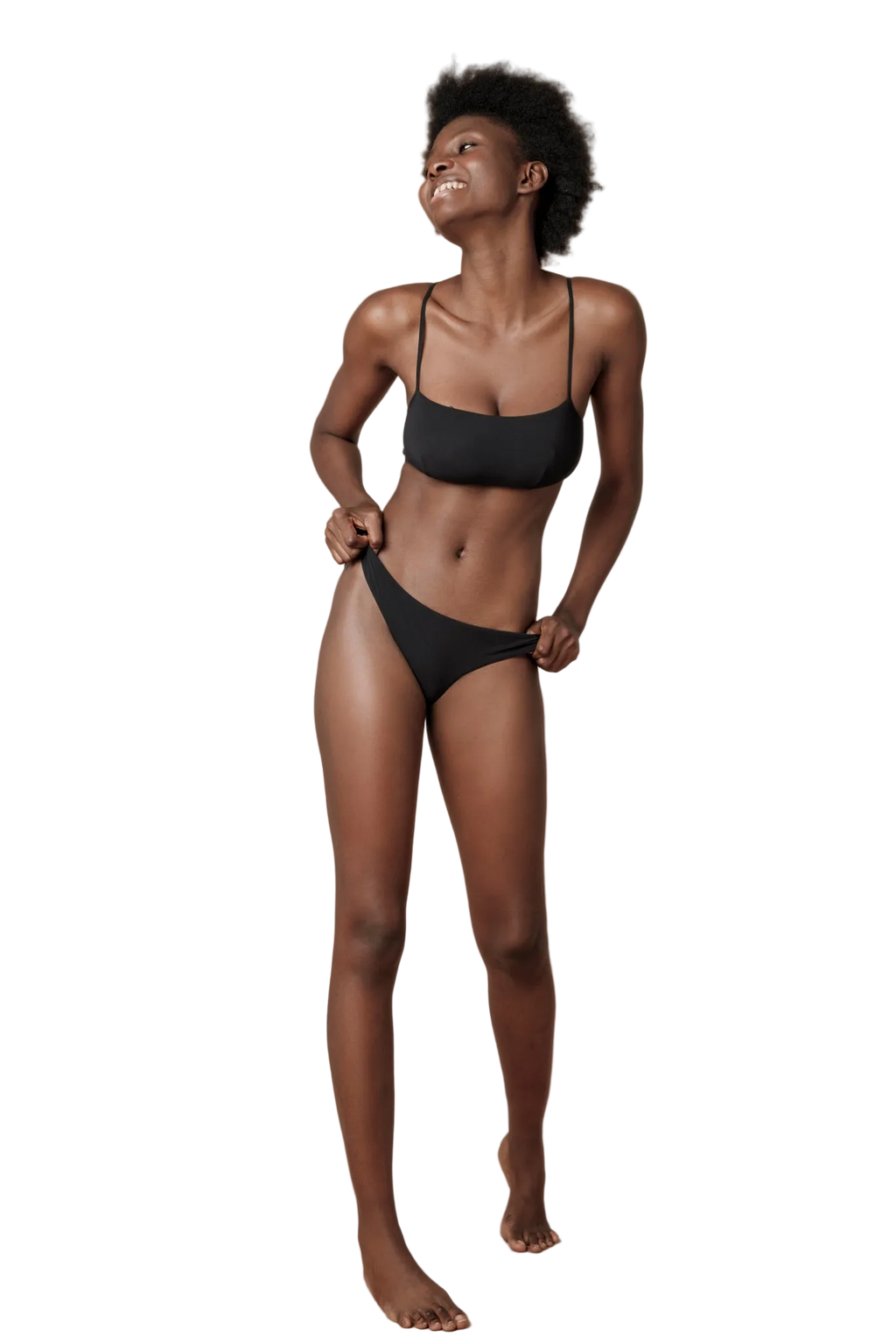 Brassiere e slip nero