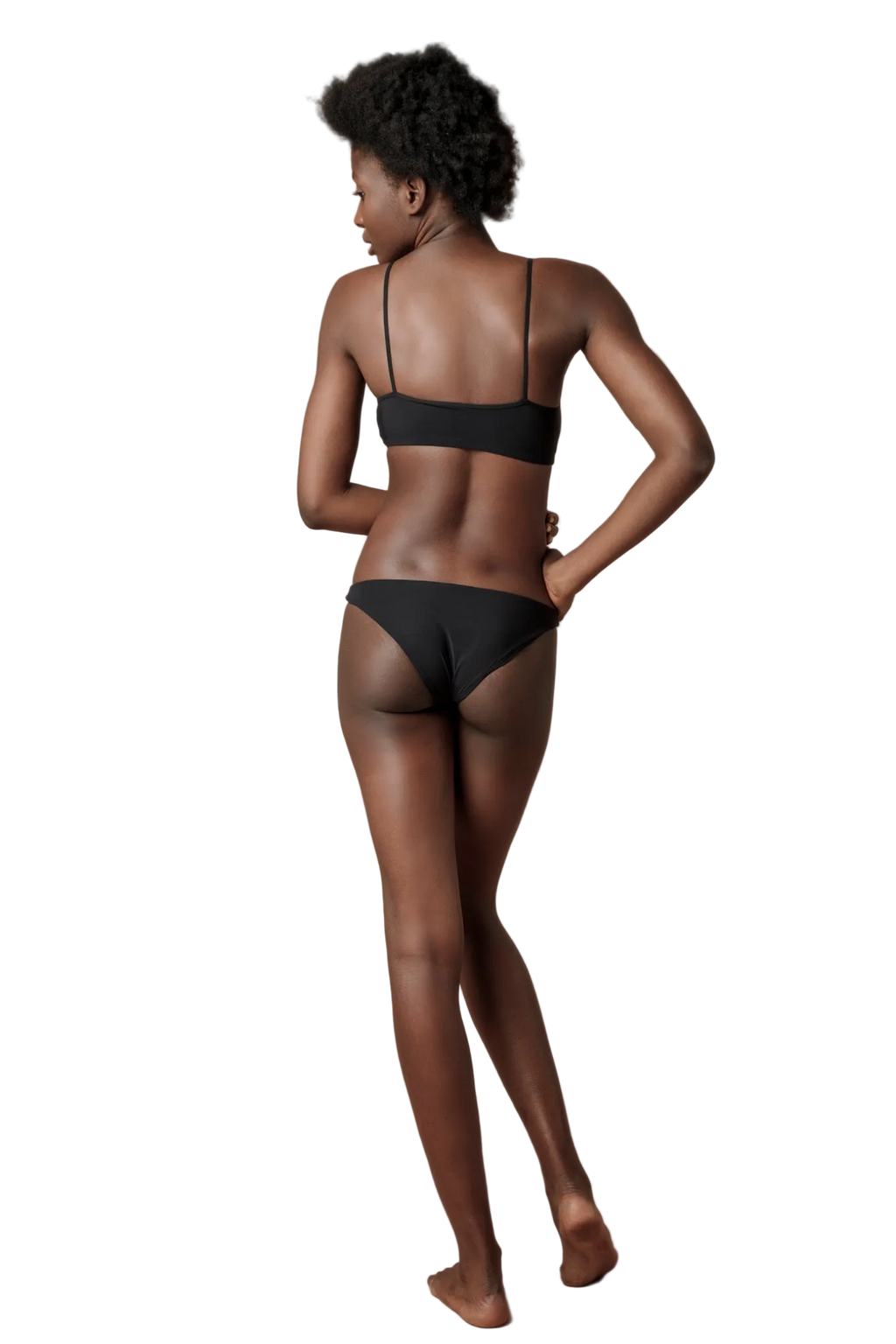 Brassiere e slip nero