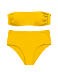 Fascia e culotte Giallo