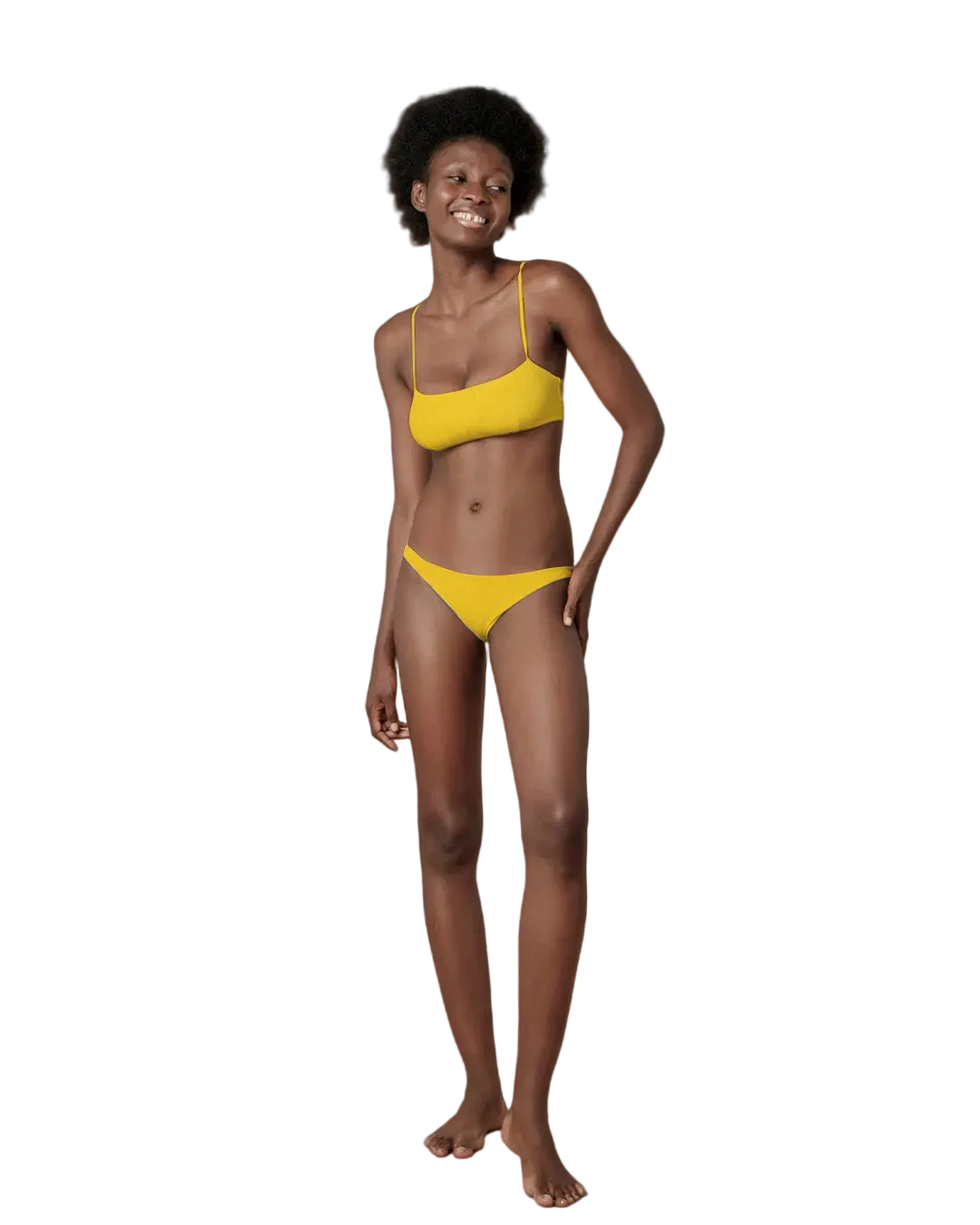 Brassiere e slip Giallo
