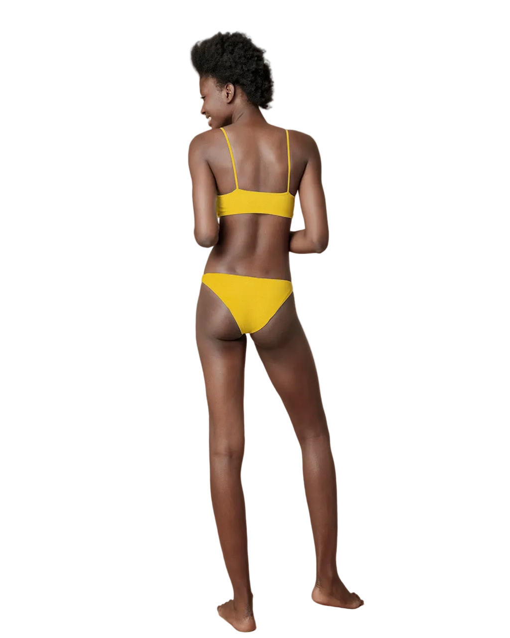 Brassiere e slip Giallo