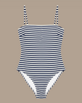 My beach righe blu e avorio